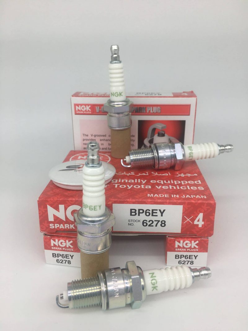 شمع کاربراتوری NGK BP6EY 6278 ژاپن  بسته 4 عددی